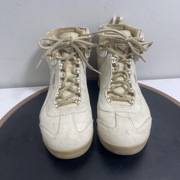 Puma Roma Shoes Womens Size 7 High Top Suede‎ Retro 345862-04 Sneakers - Picture 3 of 12